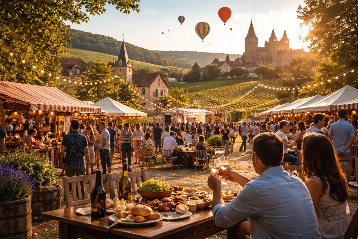 Les charmes de la bourgogne à travers ses festivals et événements