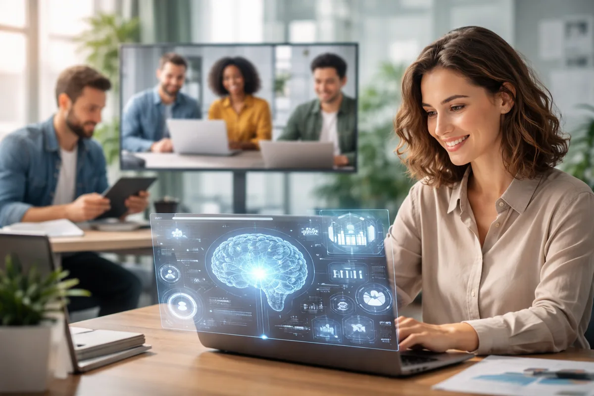 Comment l'intelligence artificielle transforme la productivité des équipes à distance